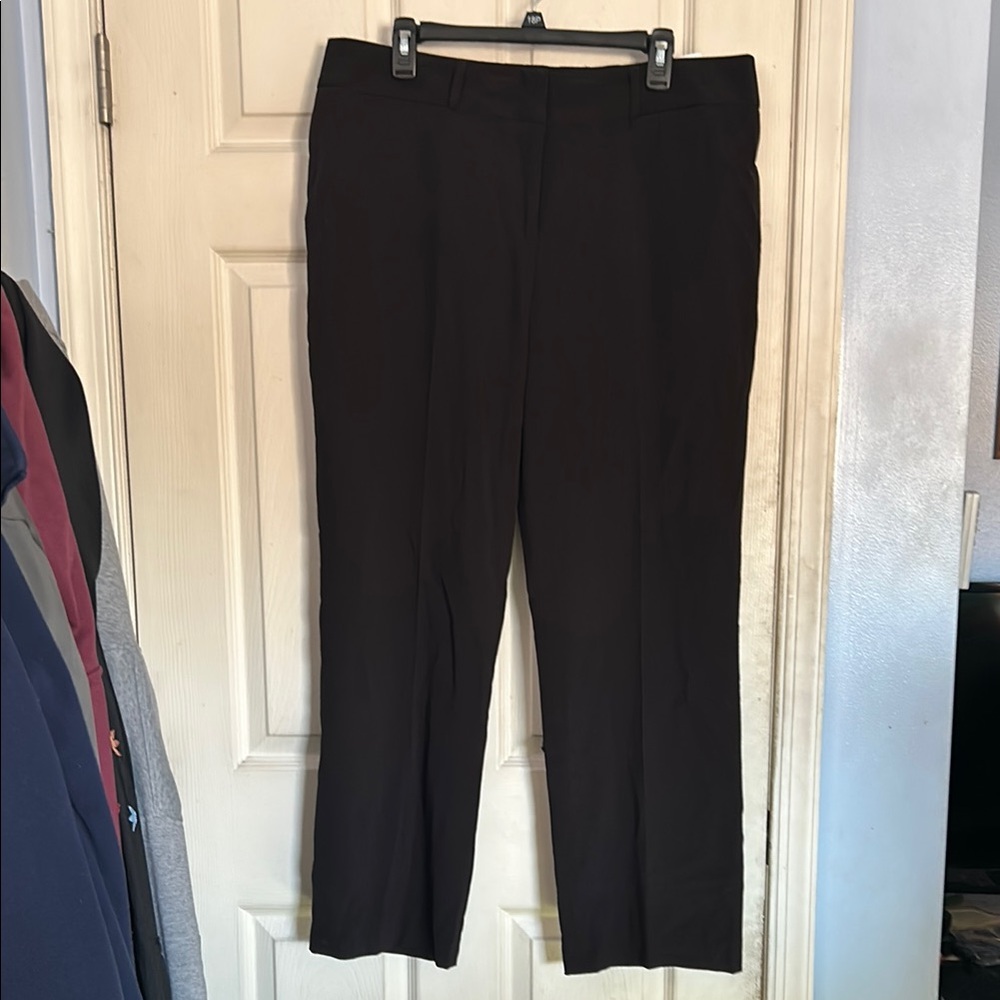 Zac & Rachel Black Straight-Leg Dress Pants short